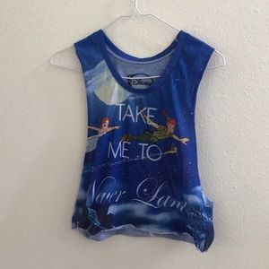 Disney | Cropped Peter Pan Muscle Shirt